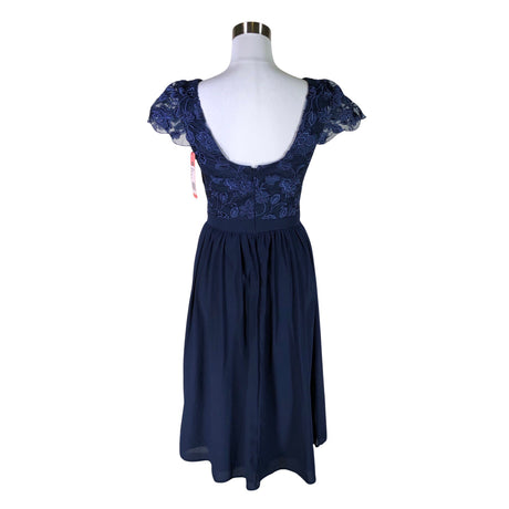 Unisex Chi Chi London - Party dress, size 36 - Blue (2)