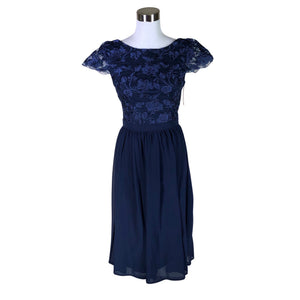 Unisex Chi Chi London - Party dress, size 36 - Blue (1)