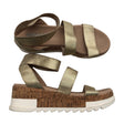 Unisex Steve Madden - Wedge sandals, size 40 - Gold ()