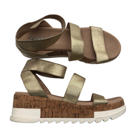 Unisex Steve Madden - Wedge sandals, size 40 - Gold ()