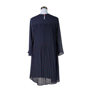 Unisex Nümph - Schiffon dress, size 36 - Blue (2)