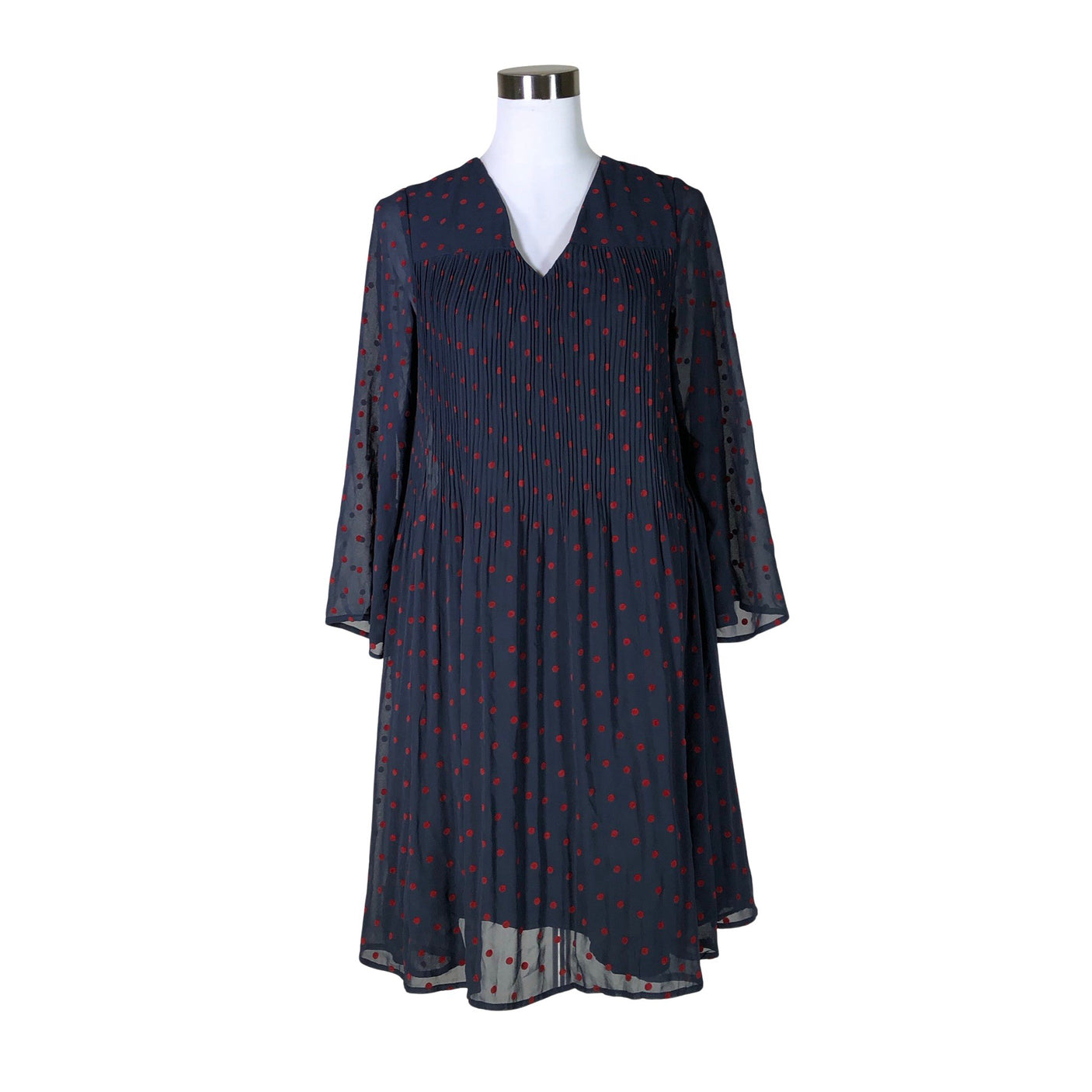 Unisex Nümph - Schiffon dress, size 36 - Blue (1)