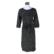 Unisex NOSH - Tricot dress, size 34 - Black