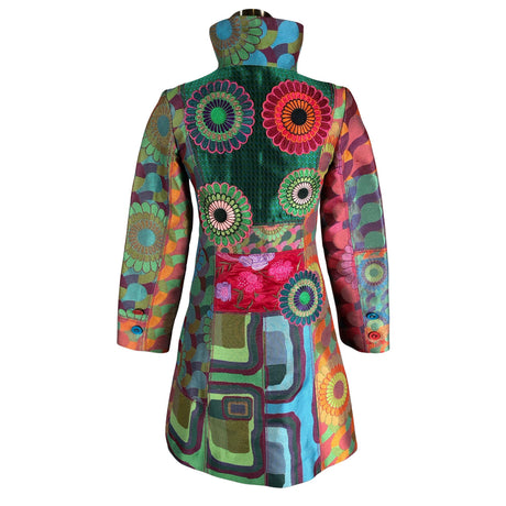 Unisex Desigual - Trench coat, size 36 - Green (2)