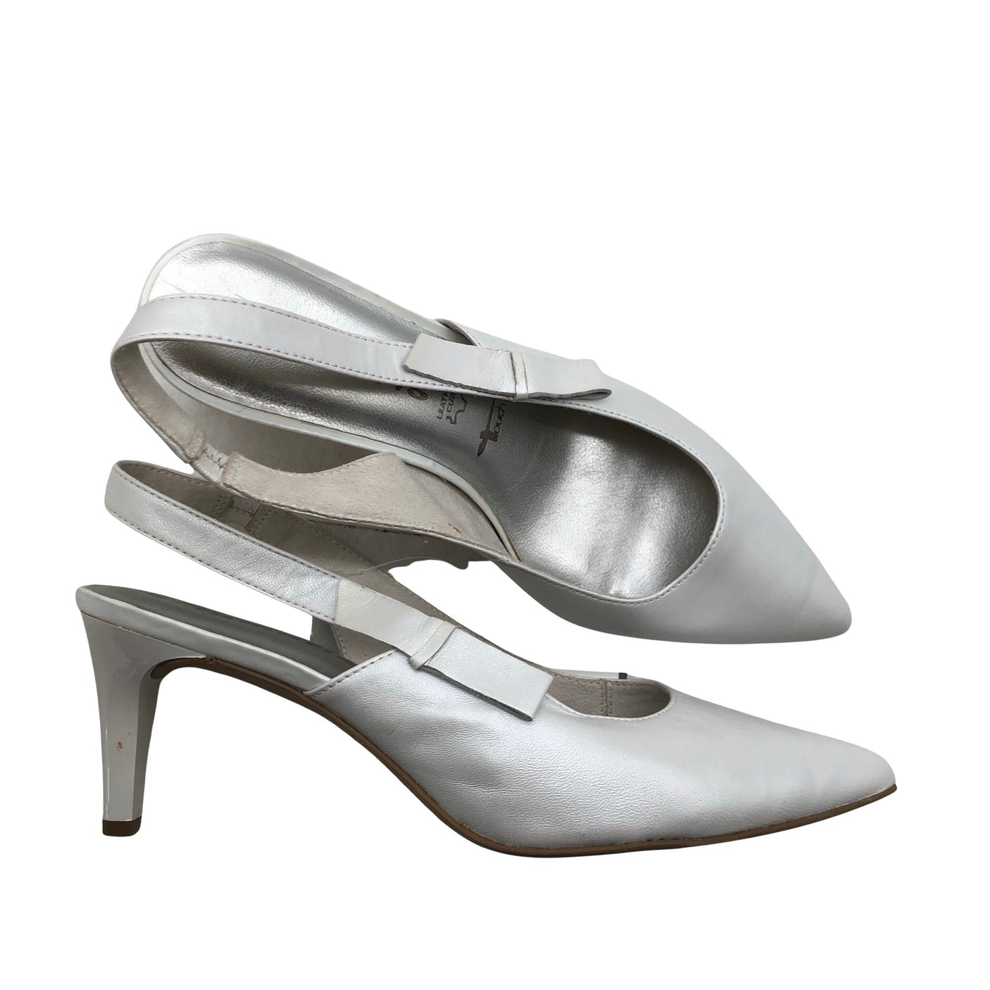 Unisex Tamaris - High heels, size 40 - White (1)