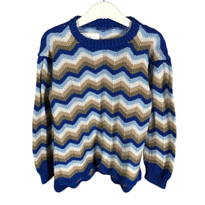 Unisex Handmade - Sweater, size 140 - 146 - Blue (1)