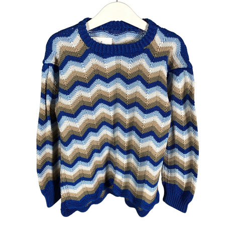 Unisex Handmade - Sweater, size 140 - 146 - Blue ()