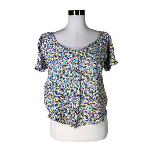 Unisex Desires - Short-sleeved blouse, size 38 - Natural white (1)