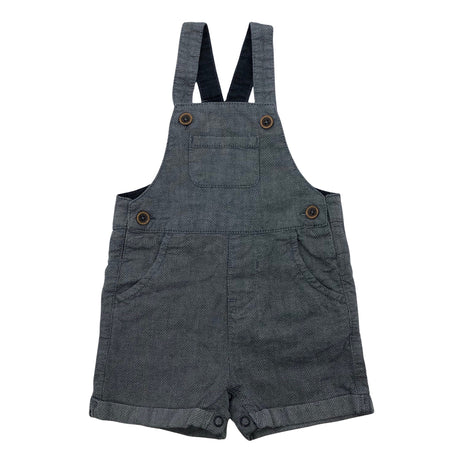 Unisex Newbie - Short overalls, size 68 - 74 - Blue ()