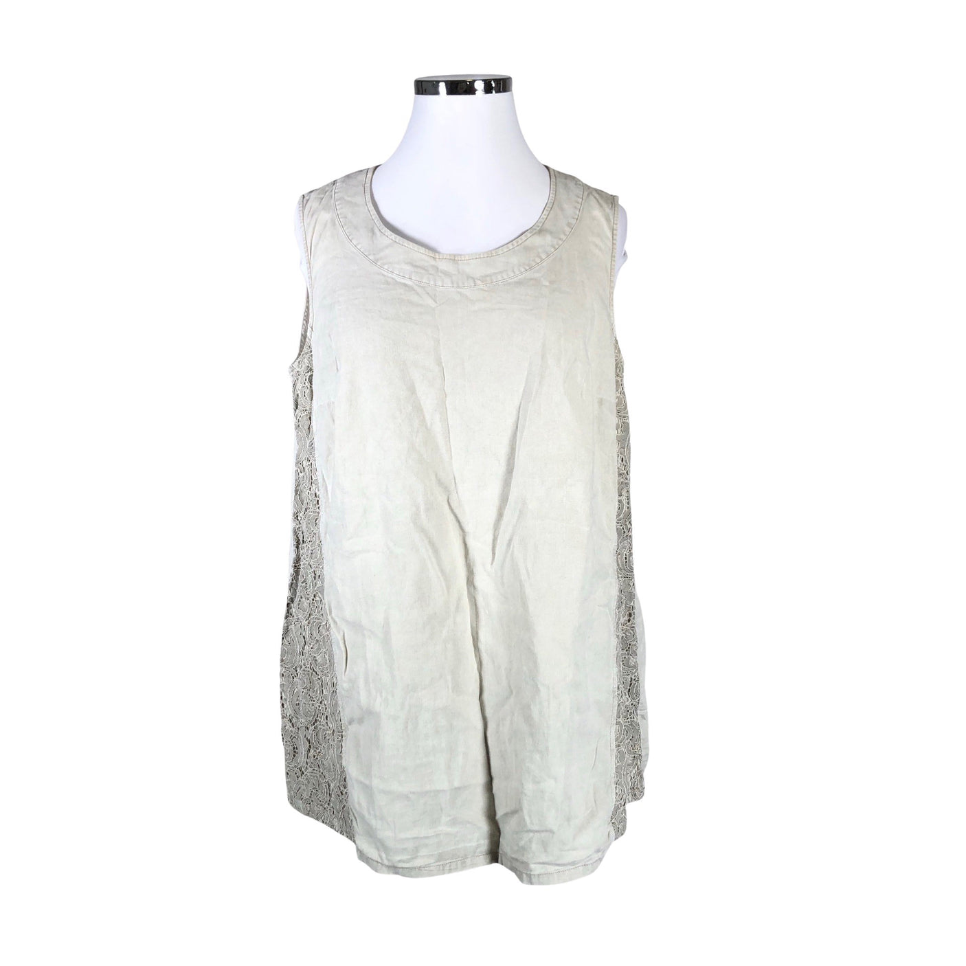 Unisex Ulla Popken - Kangastunika, koko 46 -  (1)