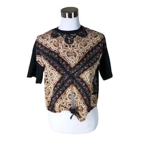 Unisex Sandro Paris - Short-sleeved blouse, size 36 - Black ()