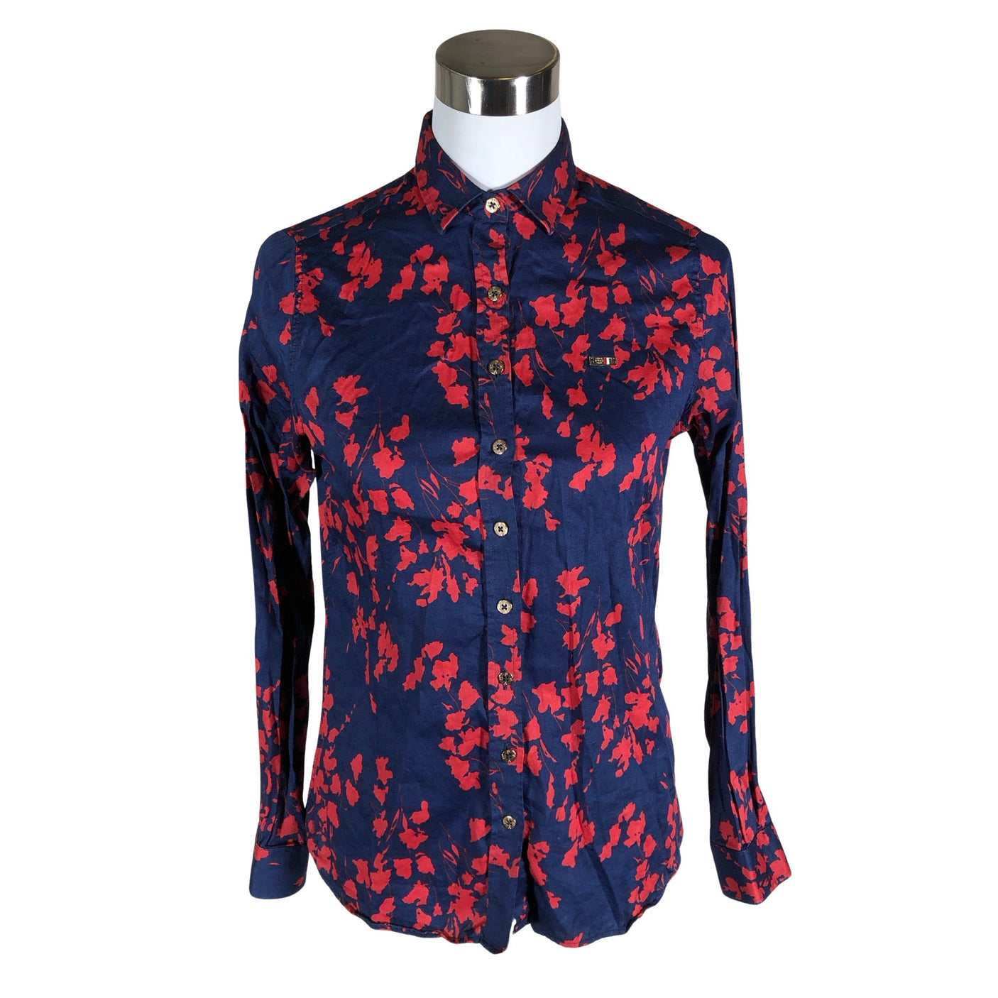 Unisex U.S. Polo Assn. - Collared shirt, size 36 - Blue (1)