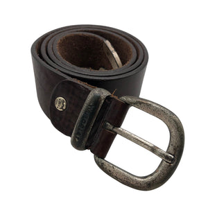 Unisex Wrangler - Leather belt, size No size - Brown (1)