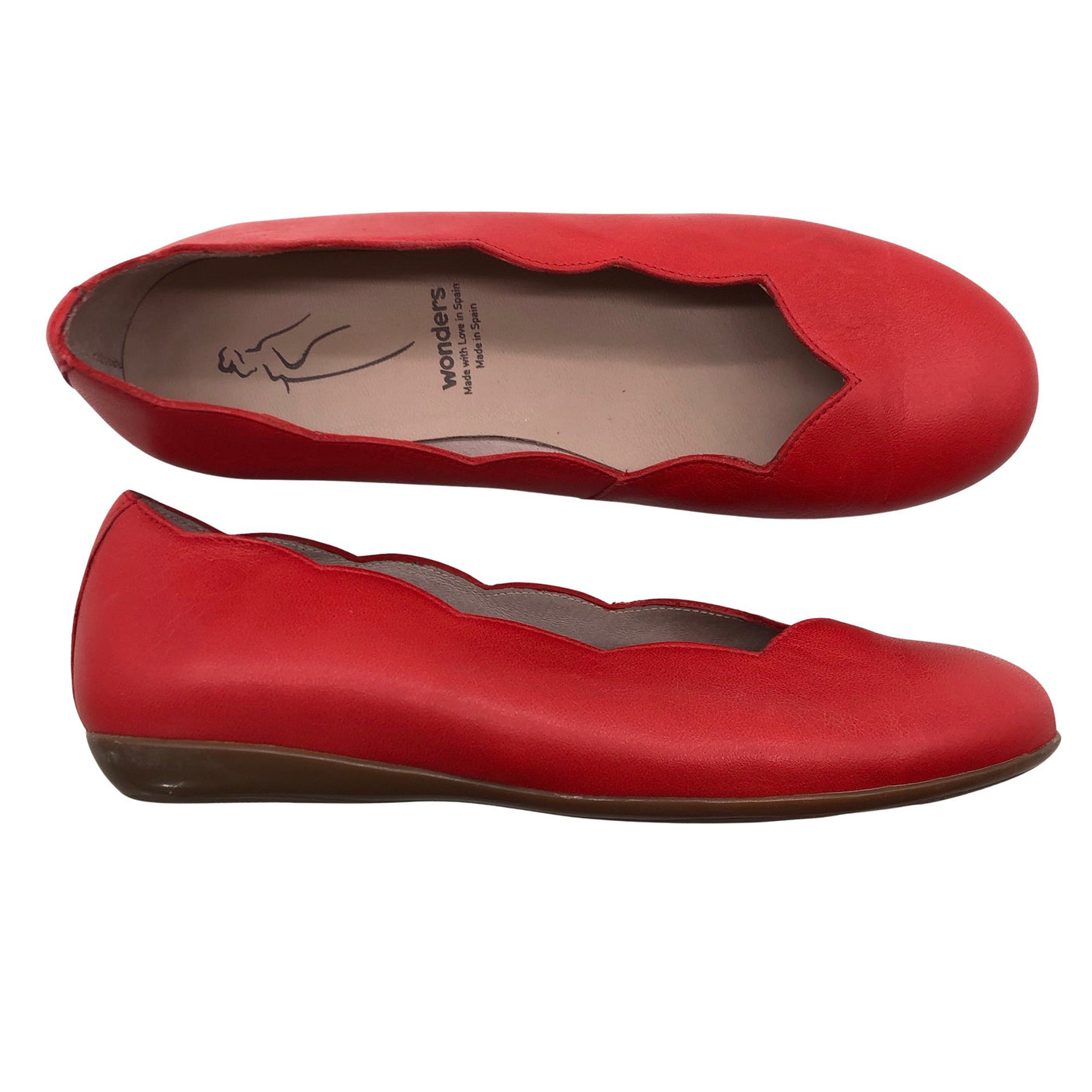 Unisex Wonders - Ballerinas, size 36 - Red (1)
