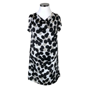 Unisex Cashmere - Schiffon dress, size 42 - Black (1)