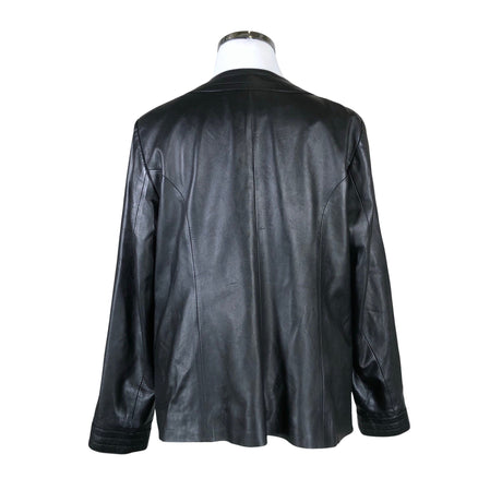 Unisex Friitala - Leather jacket, size 48 - Black (2)
