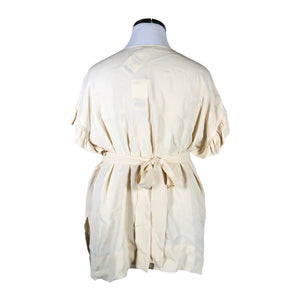 Unisex by Malene Birger - Short-sleeved blouse, size 42 - Beige (2)