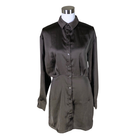 Unisex Samsoe&Samsoe - Schiffon dress, size 38 - Brown ()