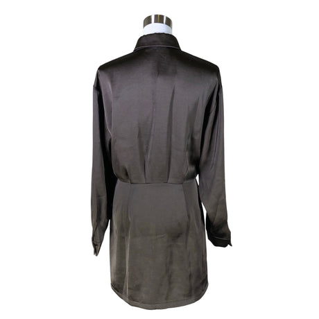 Unisex Samsoe&Samsoe - Schiffon dress, size 38 - Brown (2)