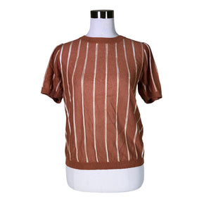 Unisex Lene Sand - Sweater, size 38 - Brown (1)