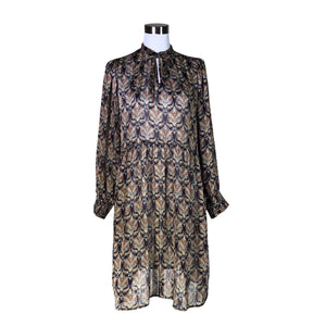 Unisex Prepair - Schiffon dress, size 38 - Blue (1)