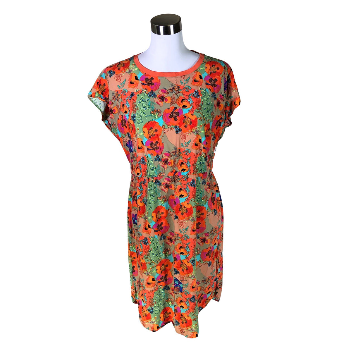 Unisex Marc O'Polo - Schiffon dress, size 40 - Light pink (1)