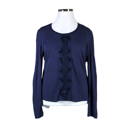 Unisex Taifun - Tricot shirt, size 42 - Blue ()