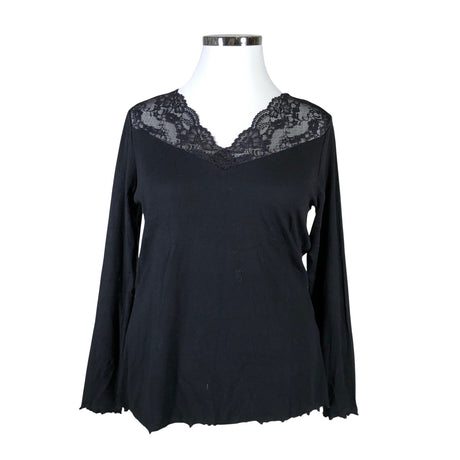 Unisex Fransa - Tricot shirt, size 44 - Black ()