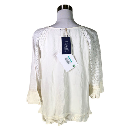 Unisex David - Blouse, size 40 - Natural white (2)