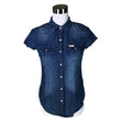 Unisex Converse - Denim shirt, size 38 - Blue ()