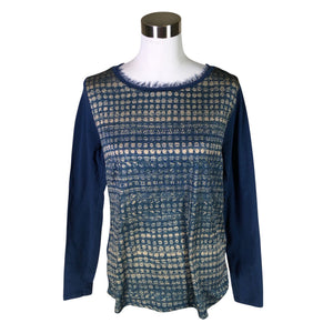 Unisex Gustav - Tricot shirt, size 40 - Blue (1)