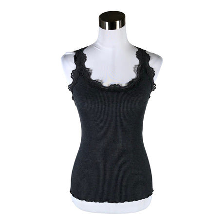 Unisex Rosemunde - Tricot tank top, size 38 - Gray ()