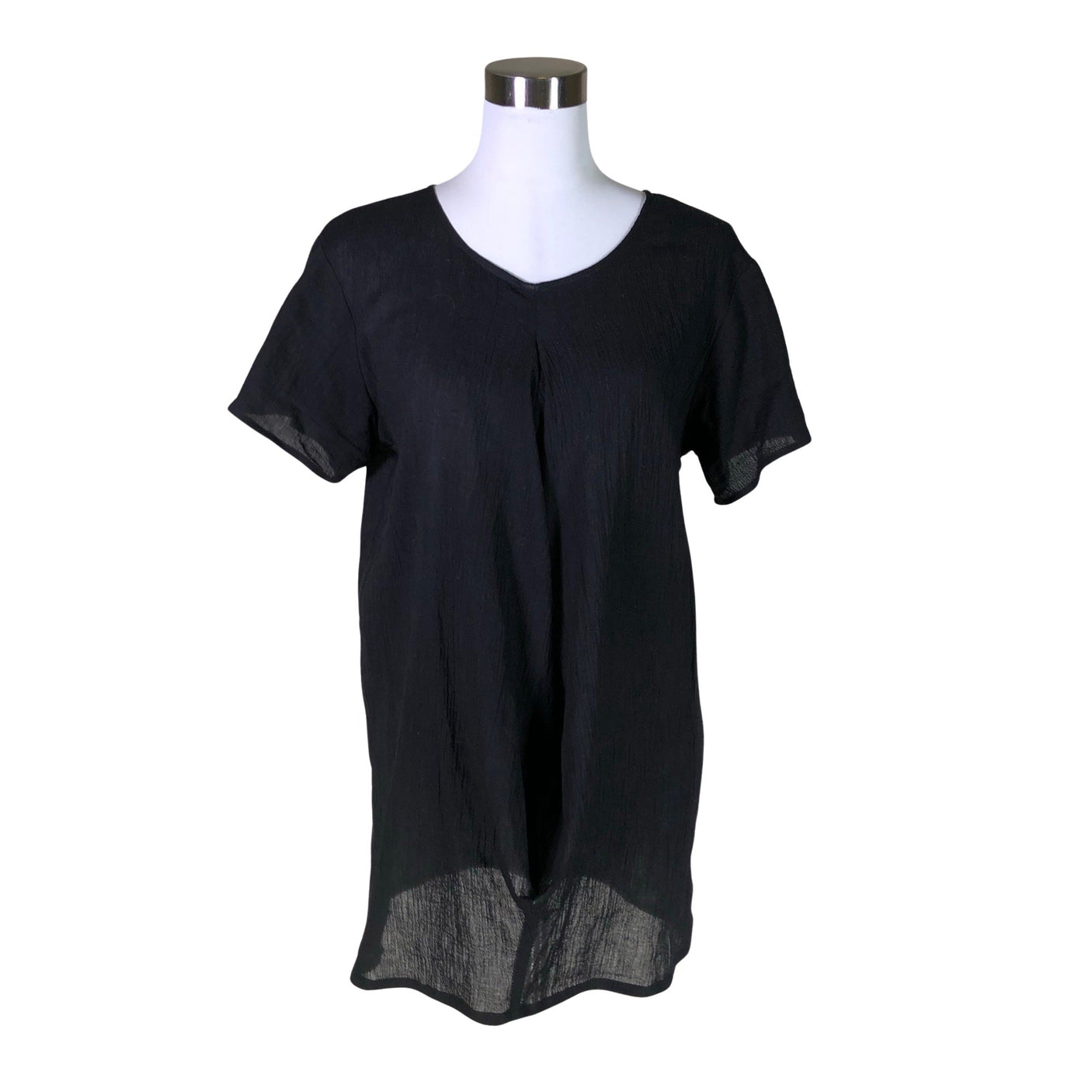 Unisex Lauri Järvinen Studio - Schiffon tunic, size 38 - Black (1)