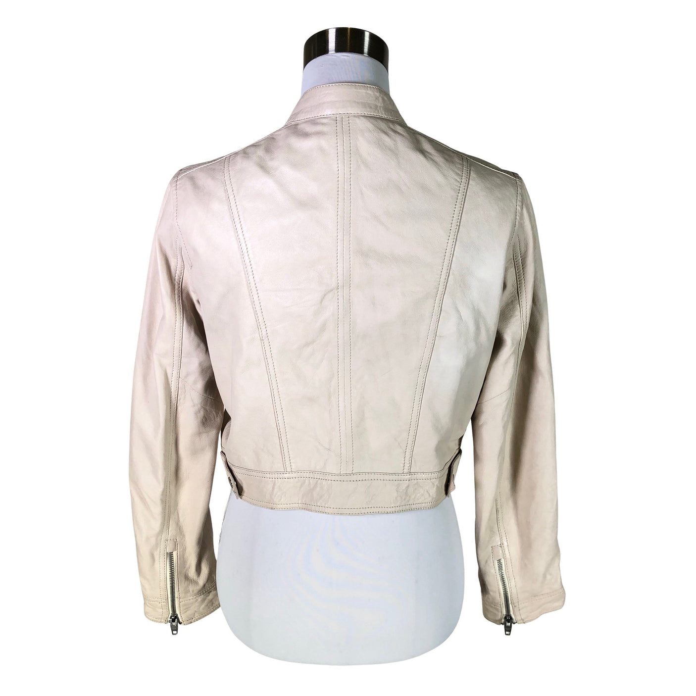Unisex ROCKANDBLUE - Leather jacket, size 40 - Beige (2)