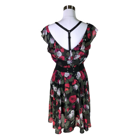 Unisex Guess - Schiffon dress, size 38 - Black (2)