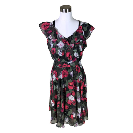 Unisex Guess - Schiffon dress, size 38 - Black ()
