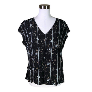 Unisex Yaya - Short-sleeved blouse, size 38 - Black (1)