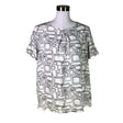 Unisex S.T.I - Short-sleeved blouse, size 40 - White ()