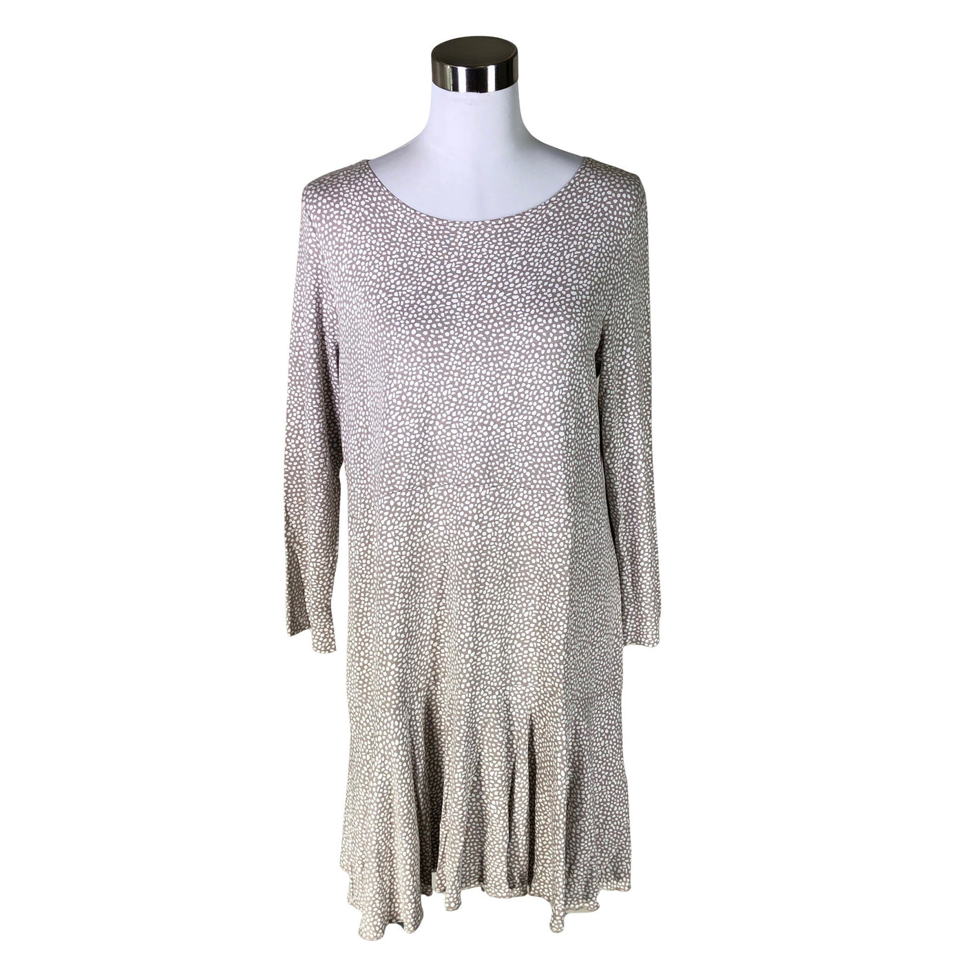Ritva Falla - Tricot dress, size 40 - Beige