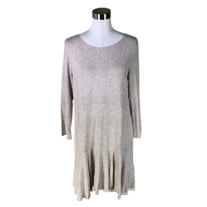 Ritva Falla - Tricot dress, size 40 - Beige