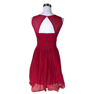 Unisex Little Mistress London - Party dress, size 38 - Wine red (2)