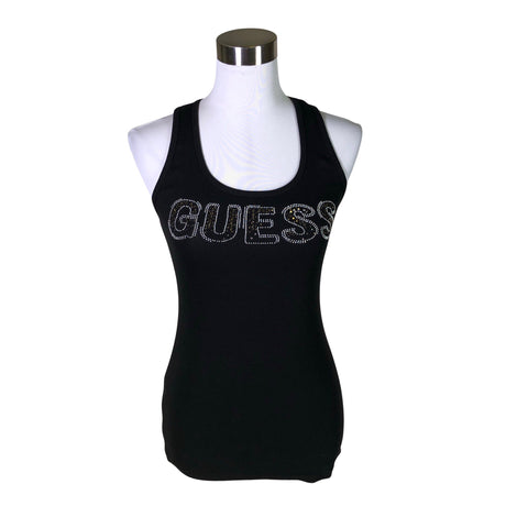 Unisex Guess - Tricot tank top, size 36 - Black ()
