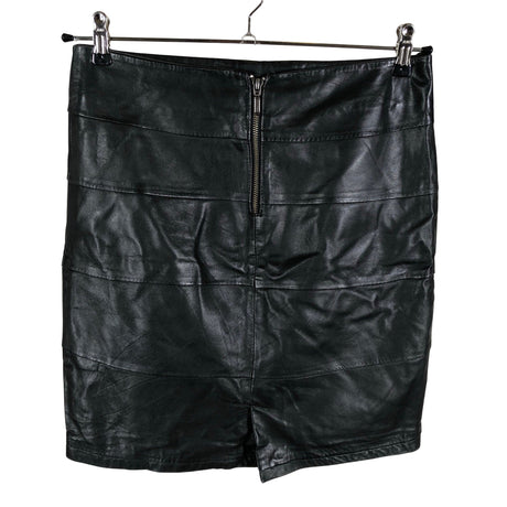 Unisex Cristelle&co - Leather skirt, size 36 - Black (2)