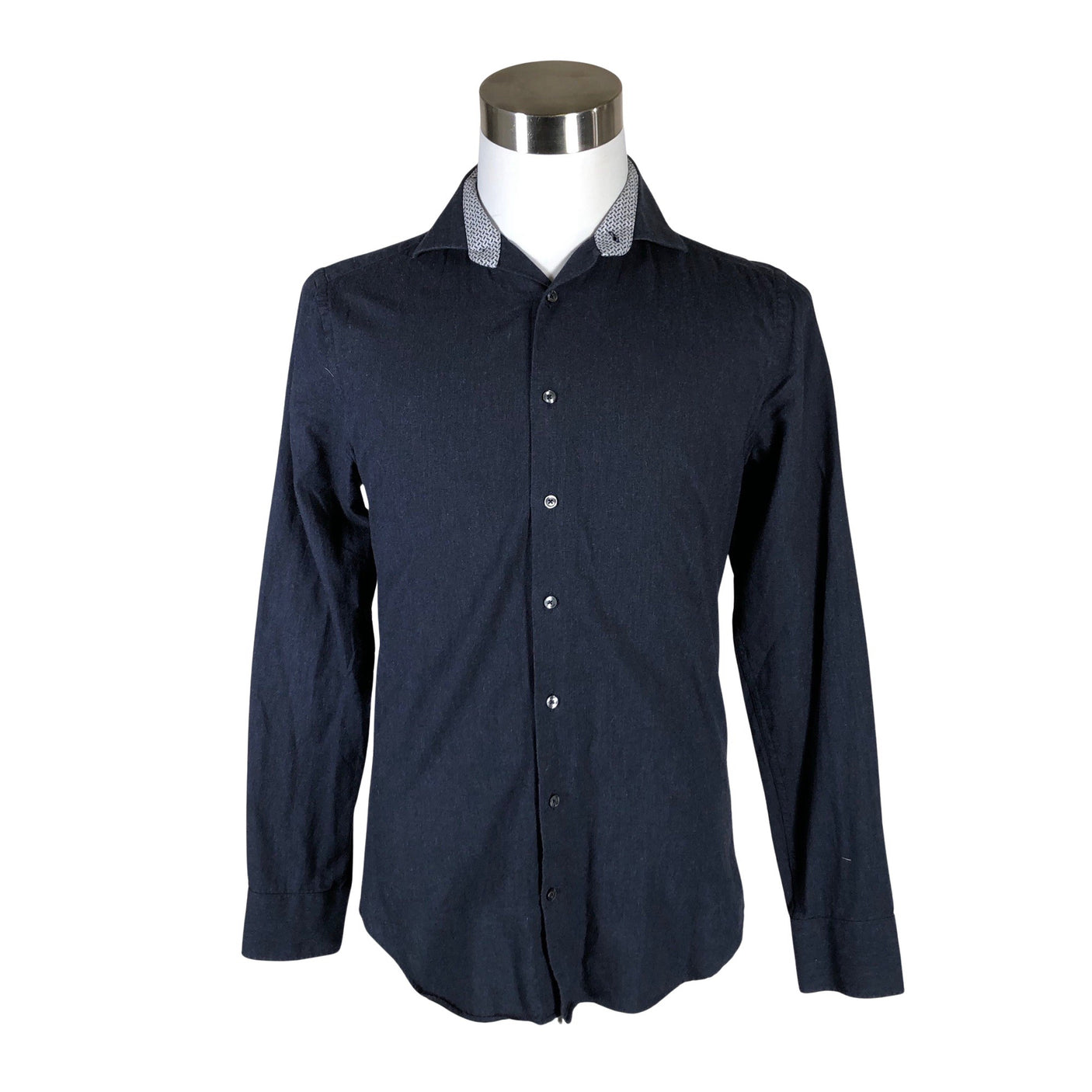Unisex Riley - Collared shirt, size M - Blue (1)