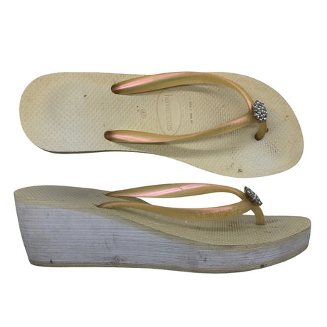 Unisex Havaianas - Beach sandals, size 37 - Beige ()