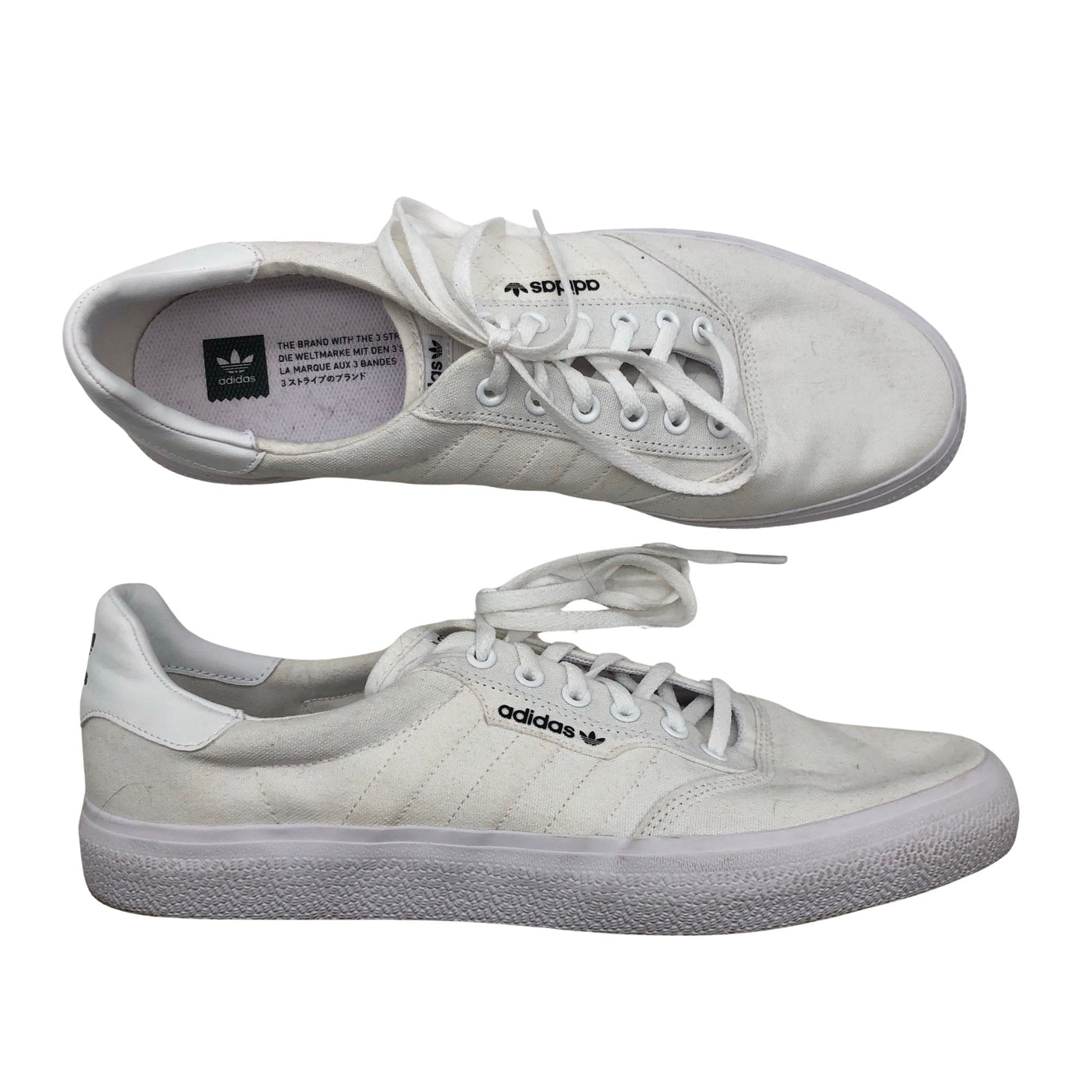 Unisex Adidas - Casual sneakers, size 47 - White (1)