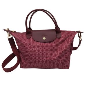 Unisex Longchamp - Shoulder bag, size Midi - Wine red (1)