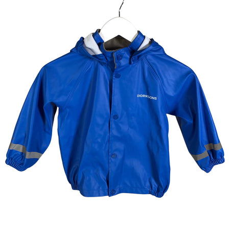 Unisex Didriksons - Rain jacket, size 98 - 104 - Blue ()
