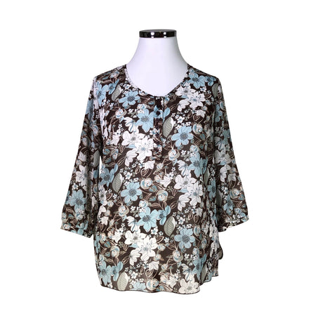 Unisex Westerlind - Schiffon tunic, size 42 - Brown ()