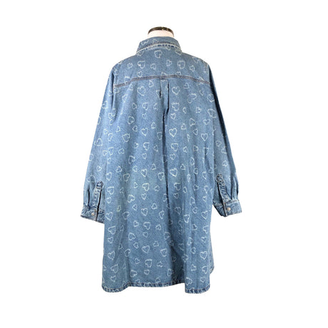 Unisex Zizzi - Denim jacket, size 54 - Blue (2)